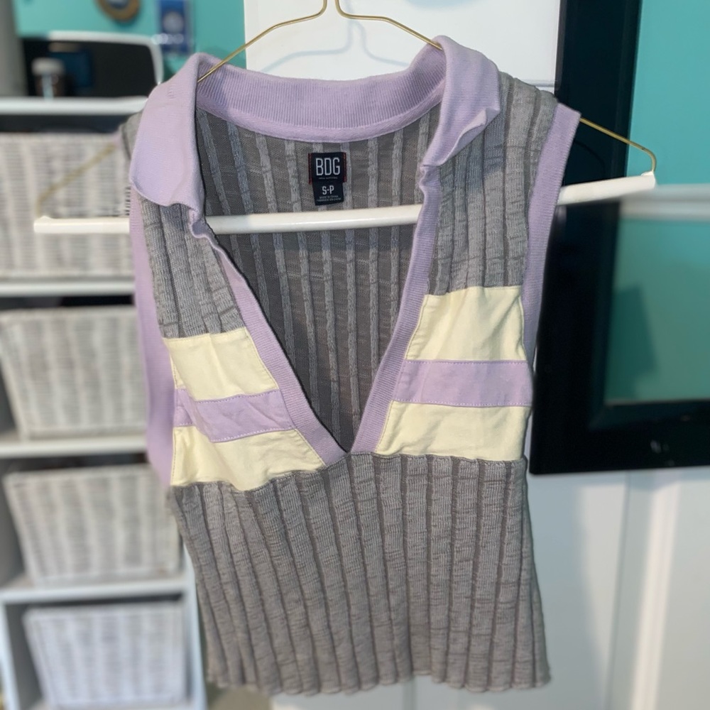 Urban outfitters deep v polo